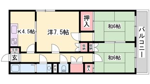 コンフォートローヤルハイツの物件間取画像